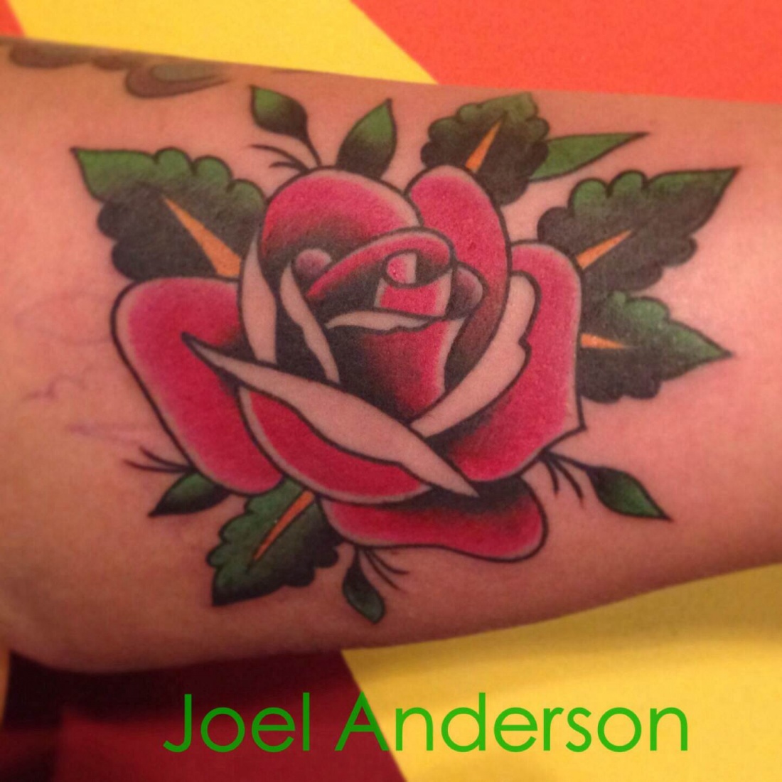 Joel Anderson Tattooer Iron Brush Tattoo